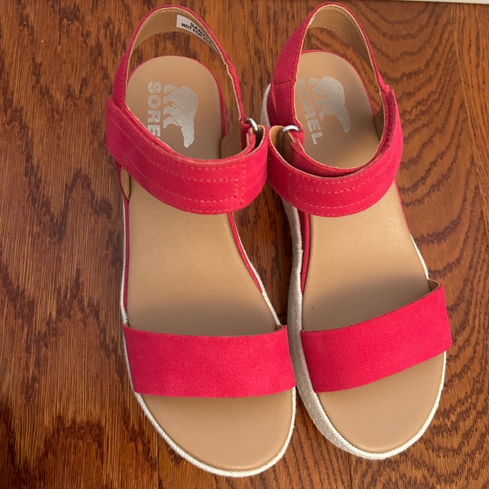 Sorel ankle strap sandals